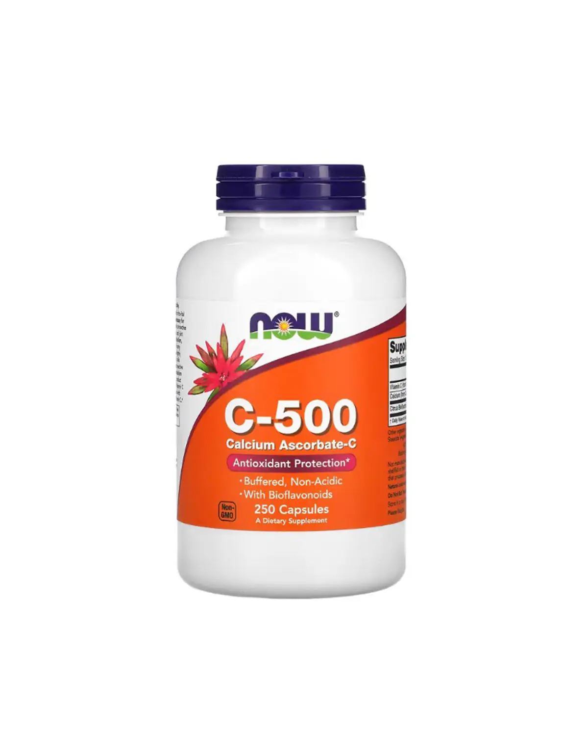 Витамин C-500 кальций аскорбат | 250 кап Now Foods 20204929