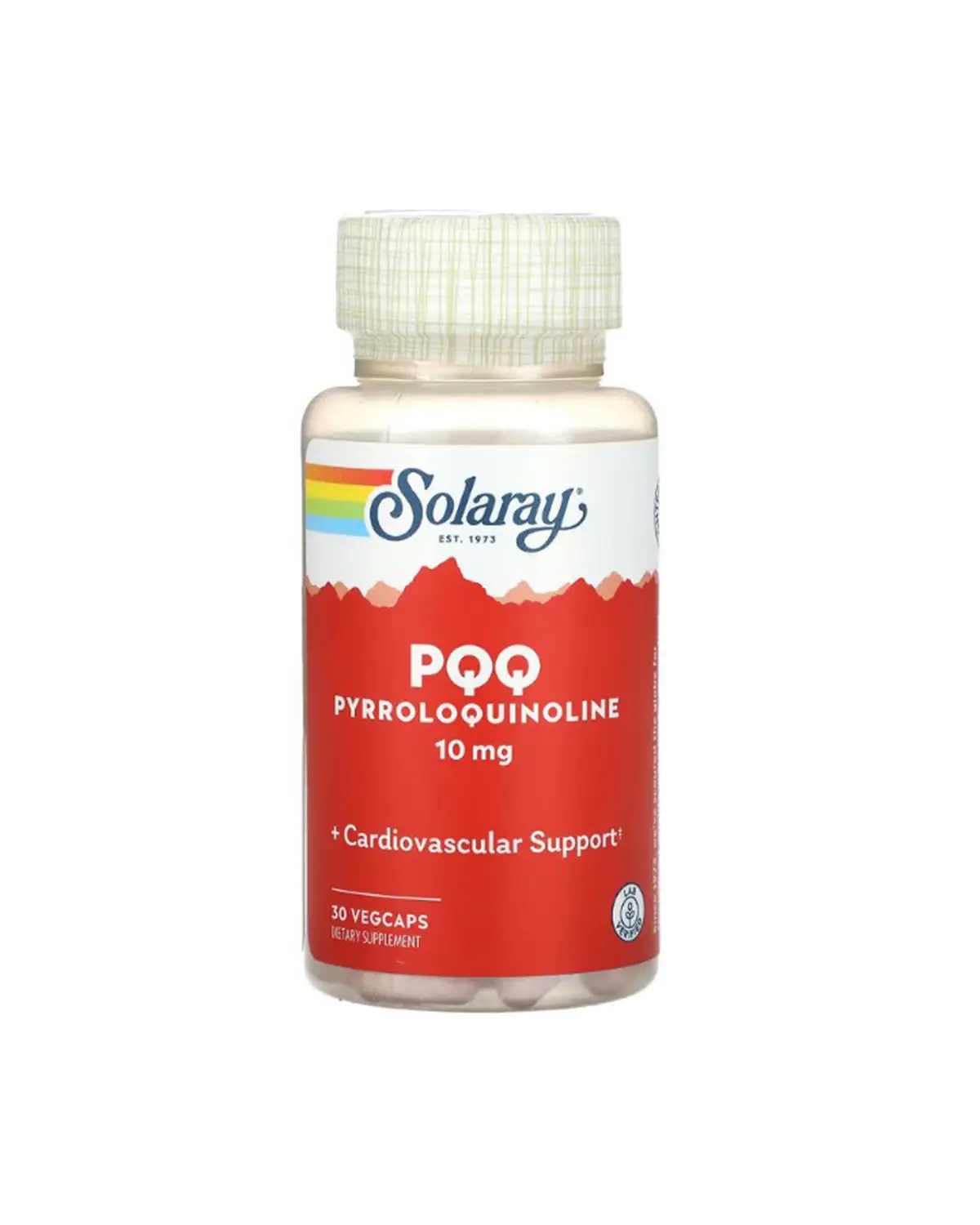 PQQ (пірролохінолінхінон) 10 мг | 30 кап Solaray 20205148