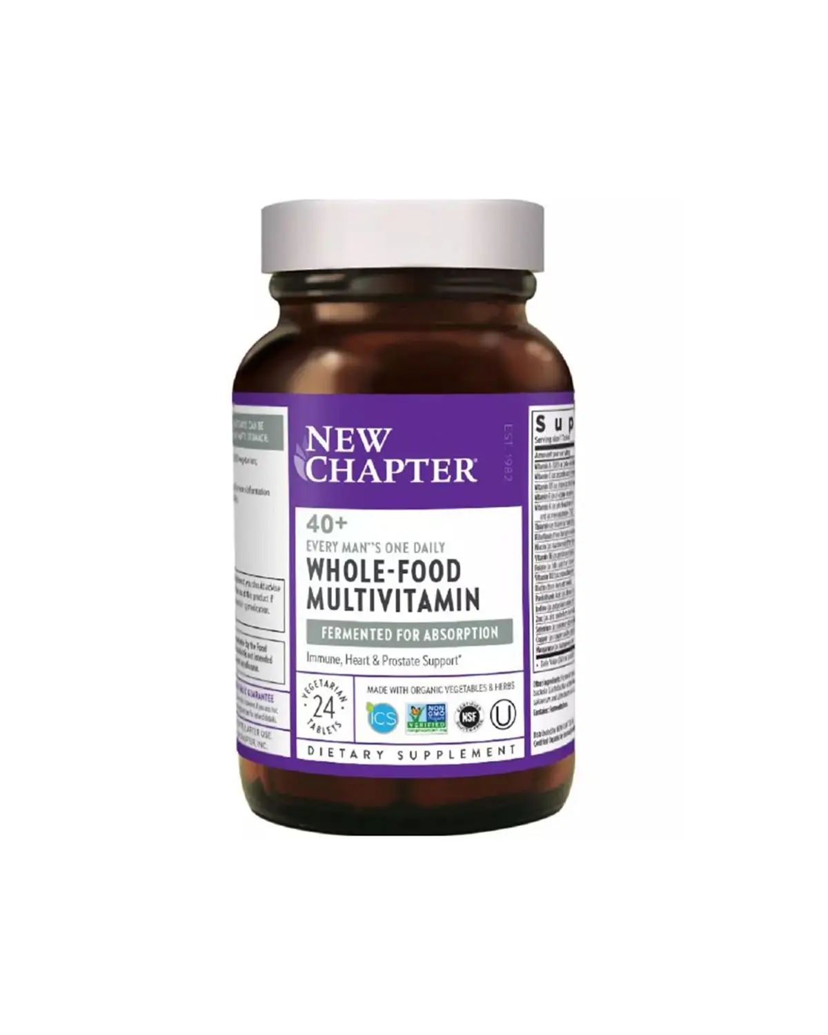 Мультивітаміни для чоловіків 40+ | 24 таб New Chapter 20205469