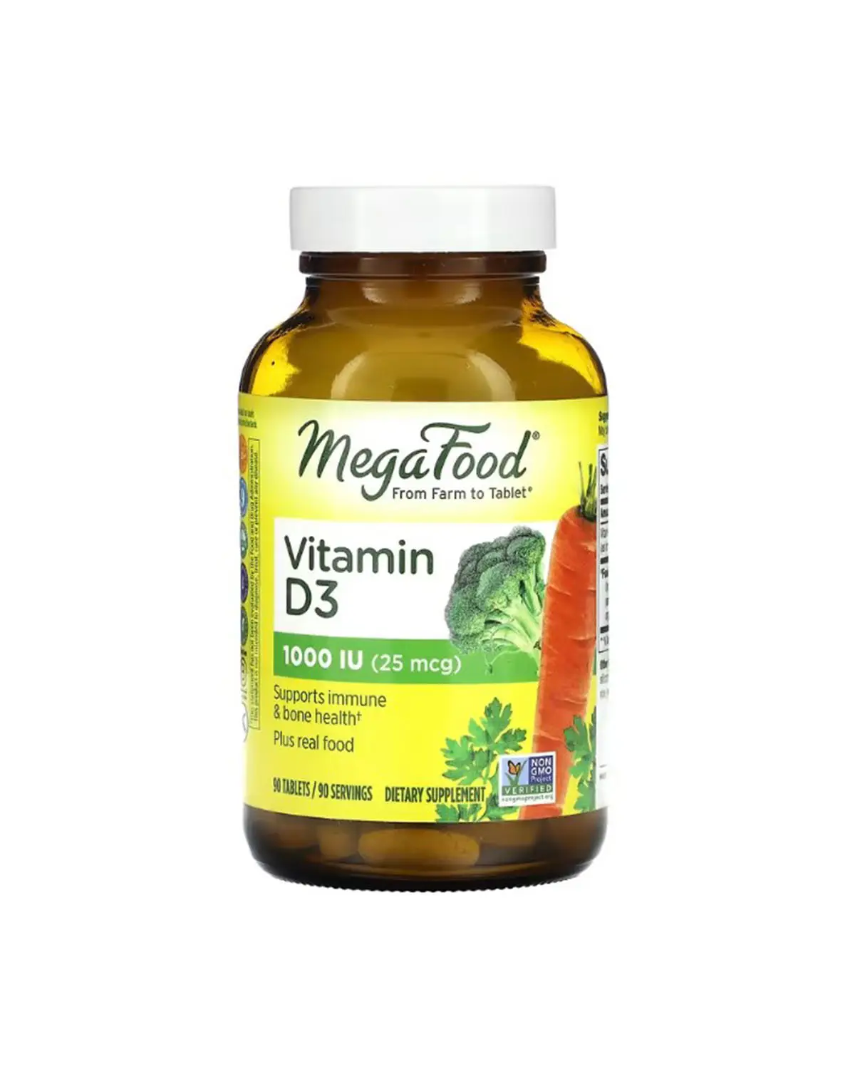 Витамин D3 1000 МЕ | 90 таб MegaFood 20205501
