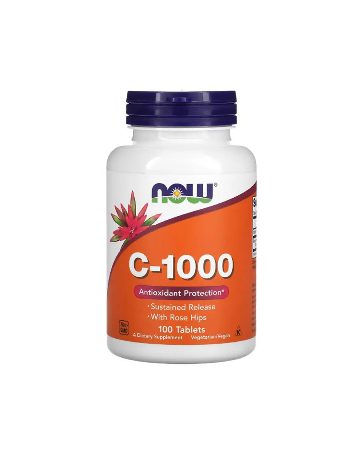 Витамин C-1000 с шиповником | 100 таб Now Foods 20205568