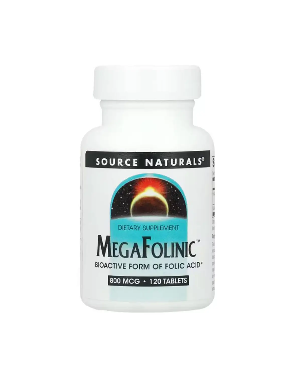 Фолієва кислота (В9) 800 мкг | 120 таб Source Naturals 20206205