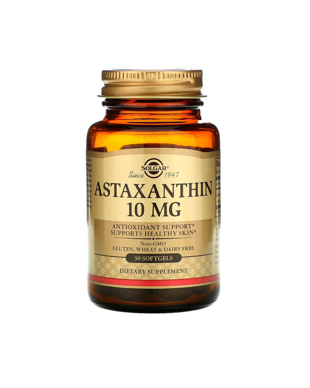 Астаксантин 10 мг | 30 кап Solgar 20300059