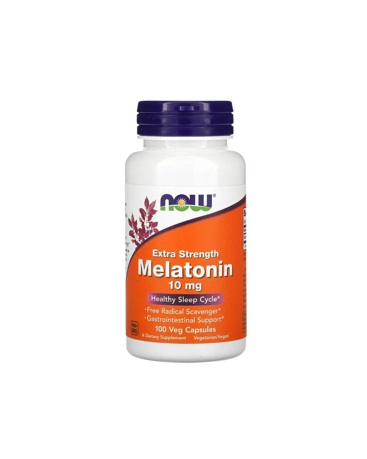 Мелатонин экстра сила 10 мг | 100 капсул Now Foods 20300194