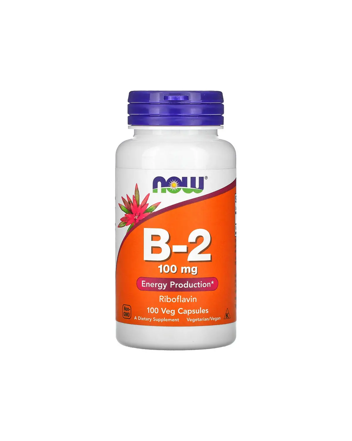 Витамин B2 рибофлавин 100 мг | 100 кап Now Foods 20300236