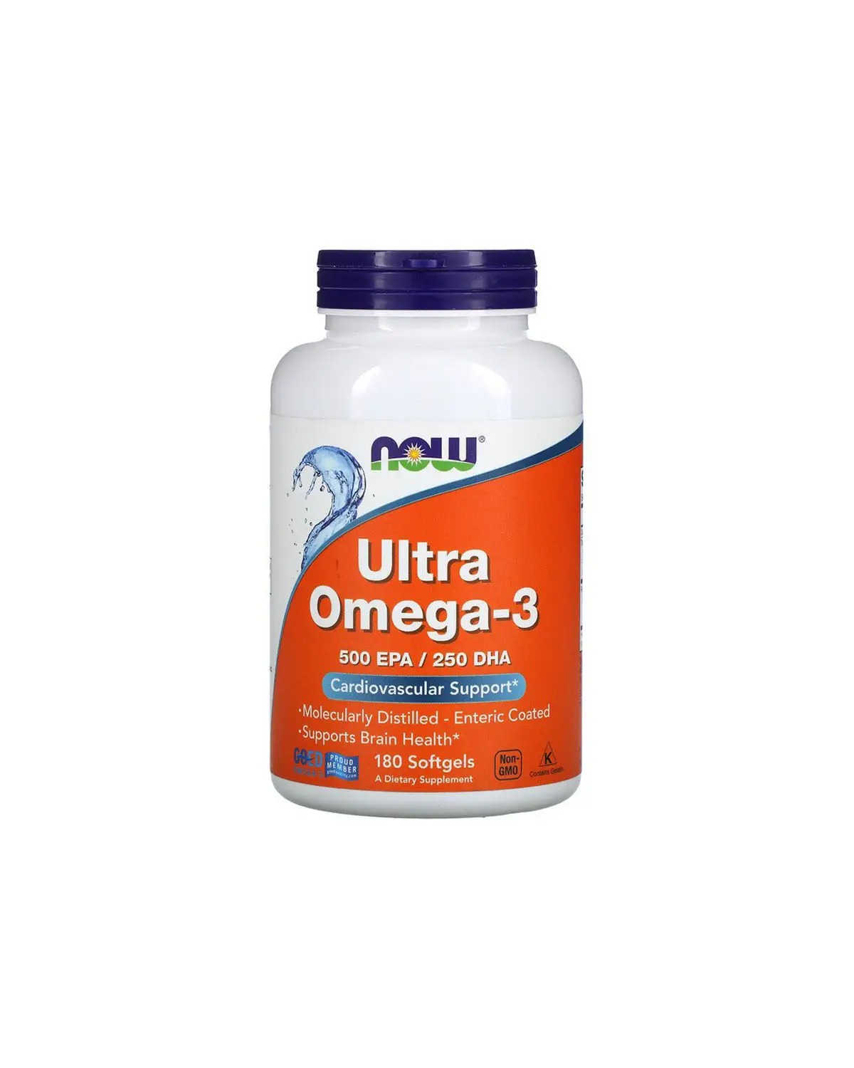 Ультра Омега-3 750 мг | 180 кап Now Foods 20300248