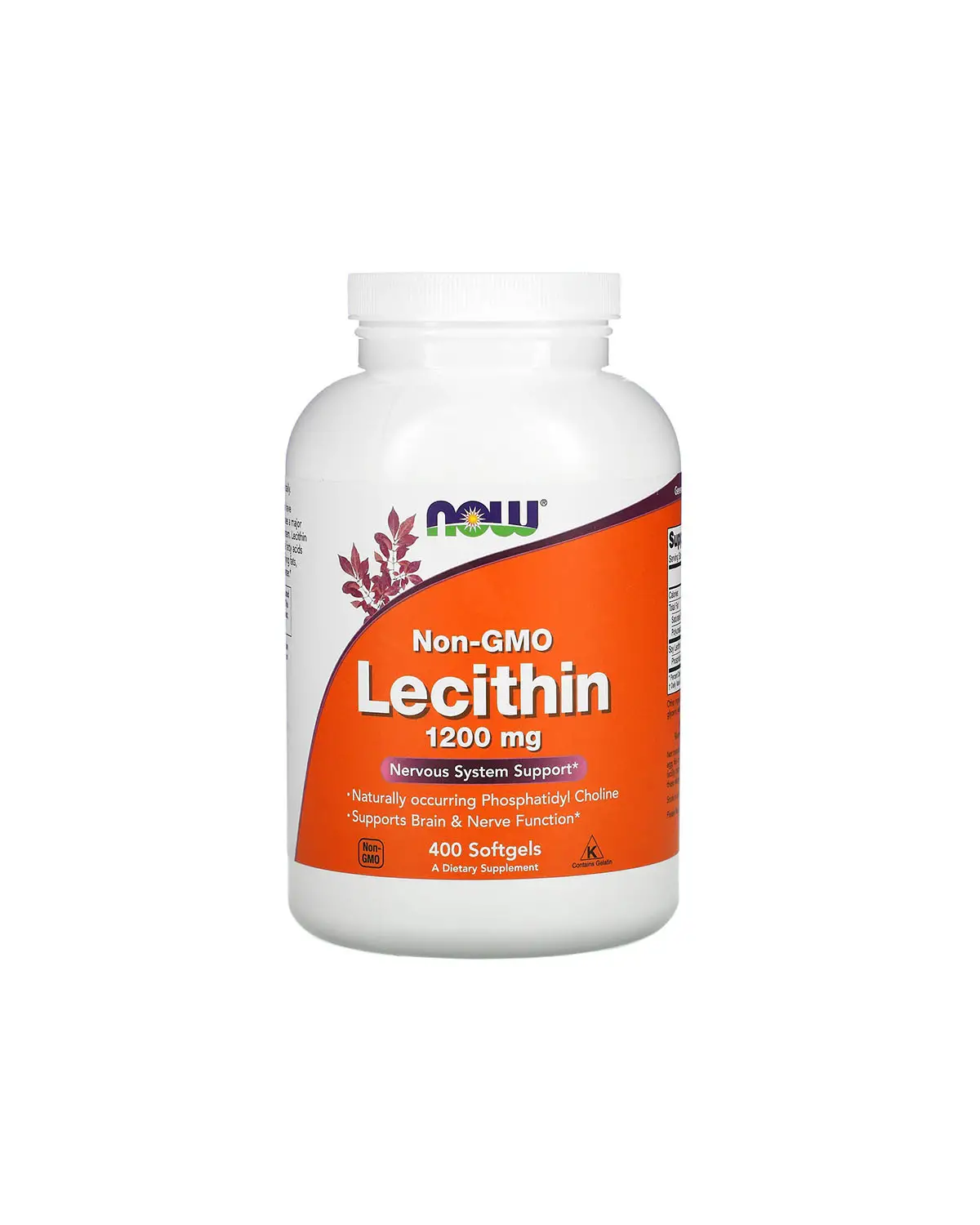 Лецитин 1200 мг | 400 кап Now Foods 20300285