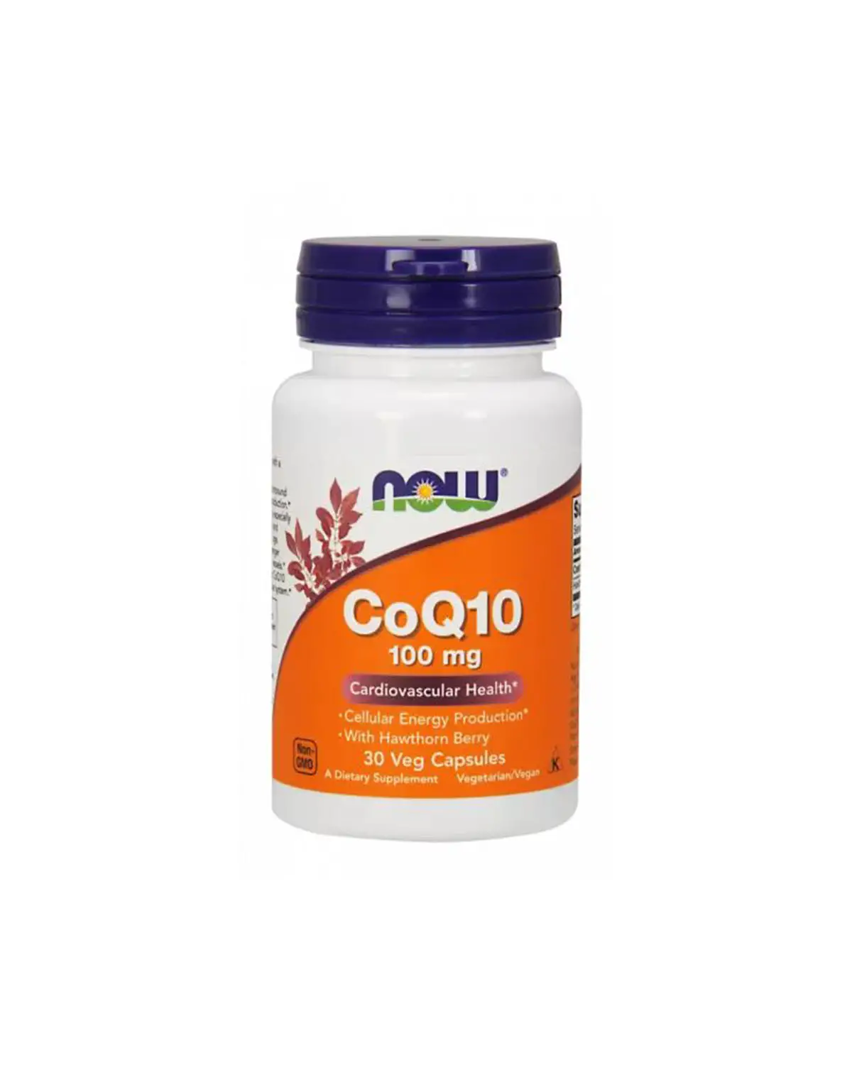 Коэнзим Q10 с боярышником 100 мг | 30 кап Now Foods 20300314