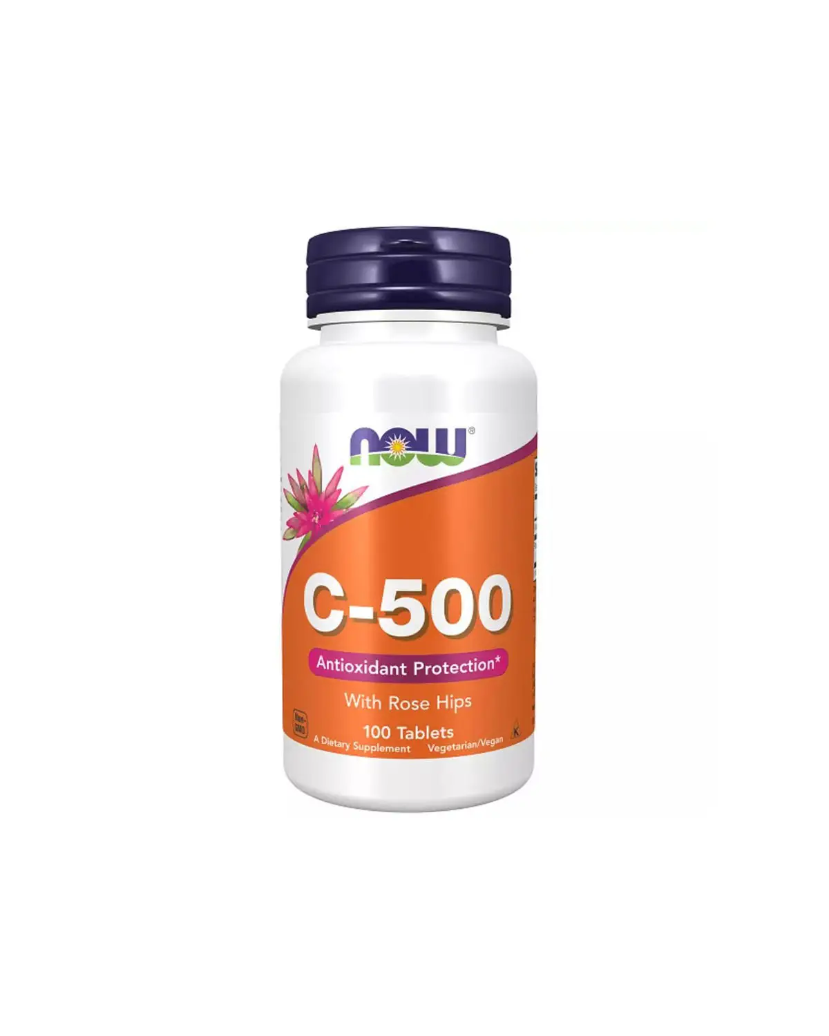 Вітамін C-500 з шипшиною | 100 таб Now Foods 20300331