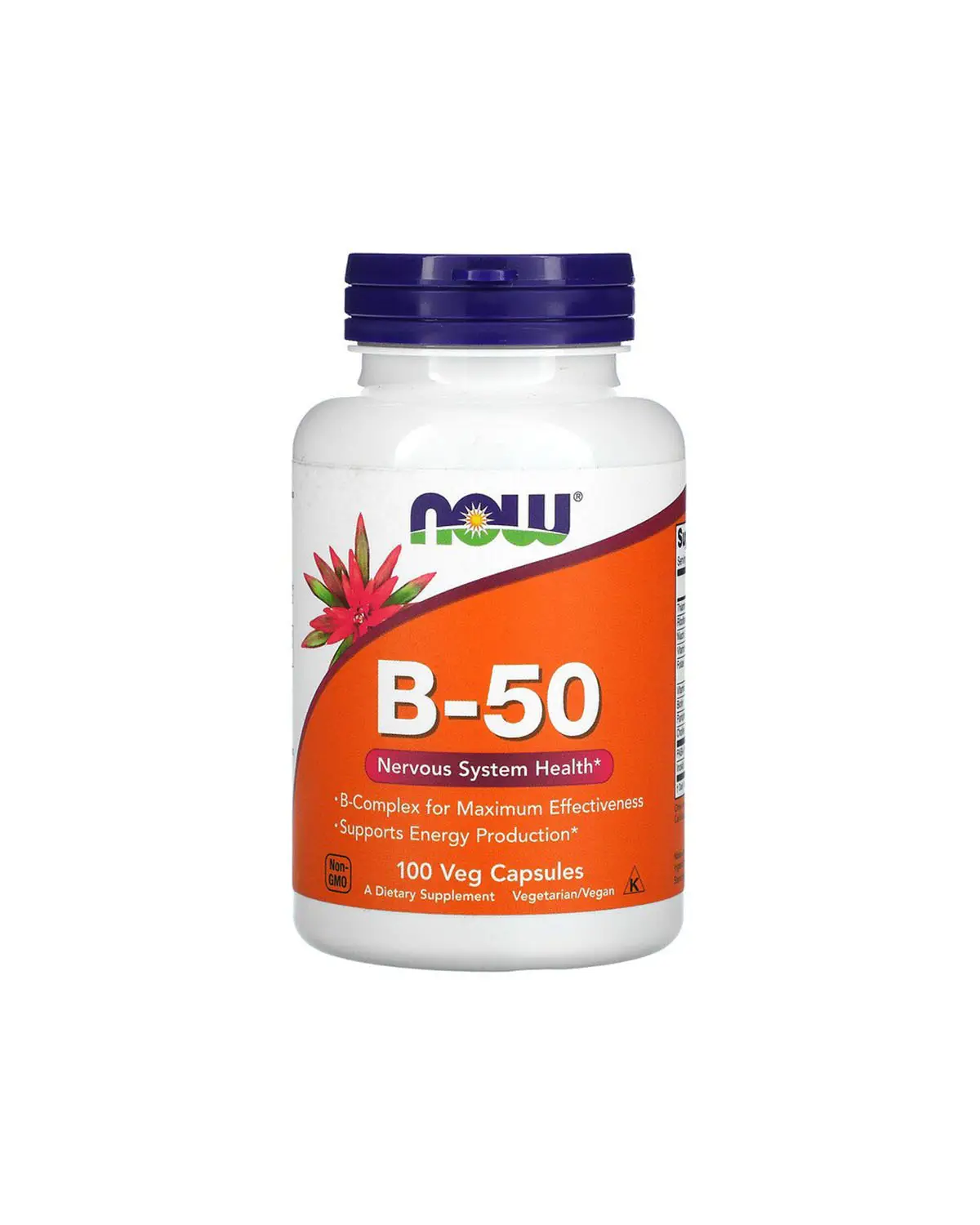Комплекс витаминов B-50 | 100 кап Now Foods 20300363
