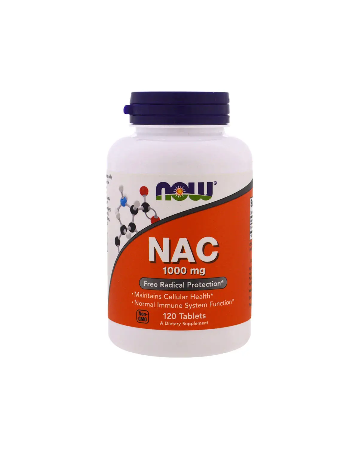 NAC (N-Ацетил-L-Цистеїн) 1000 мг | 120 таб Now Foods 20300398