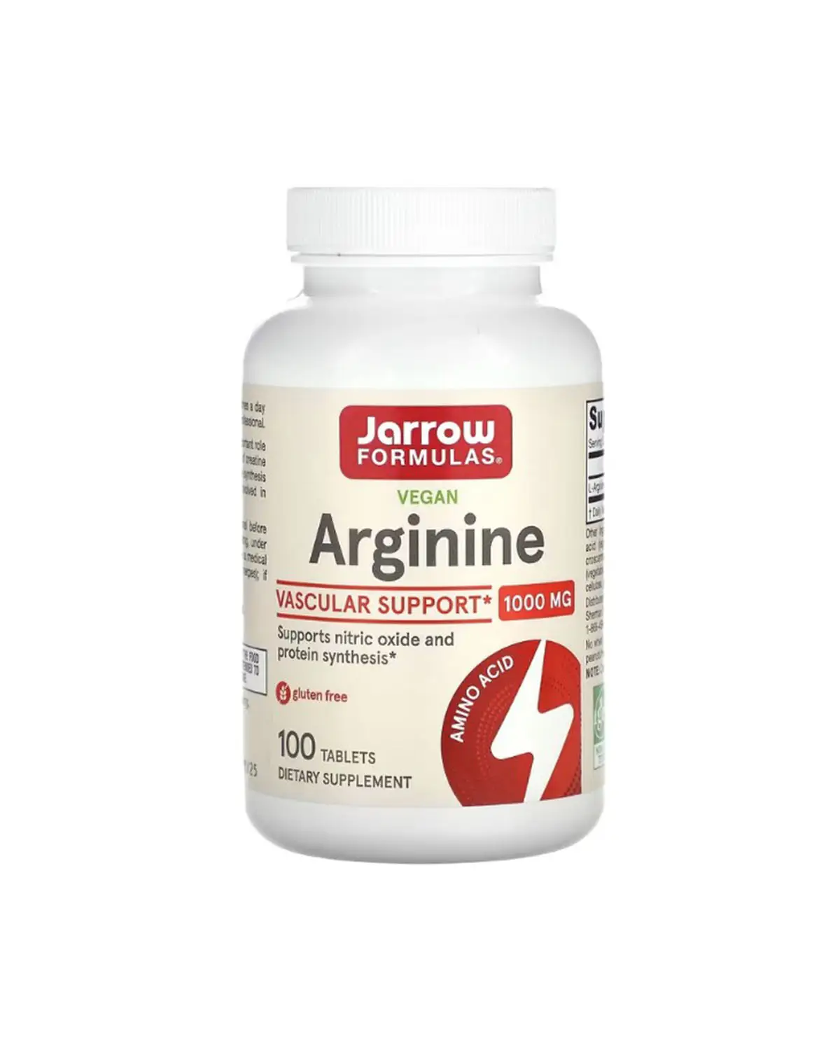 Аргінін 1000 мг | 100 таб Jarrow Formulas 20300518