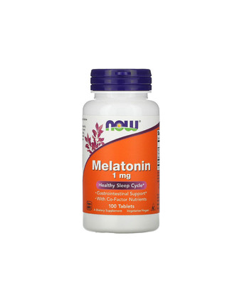 Мелатонин 1 мг | 100 таб Now Foods